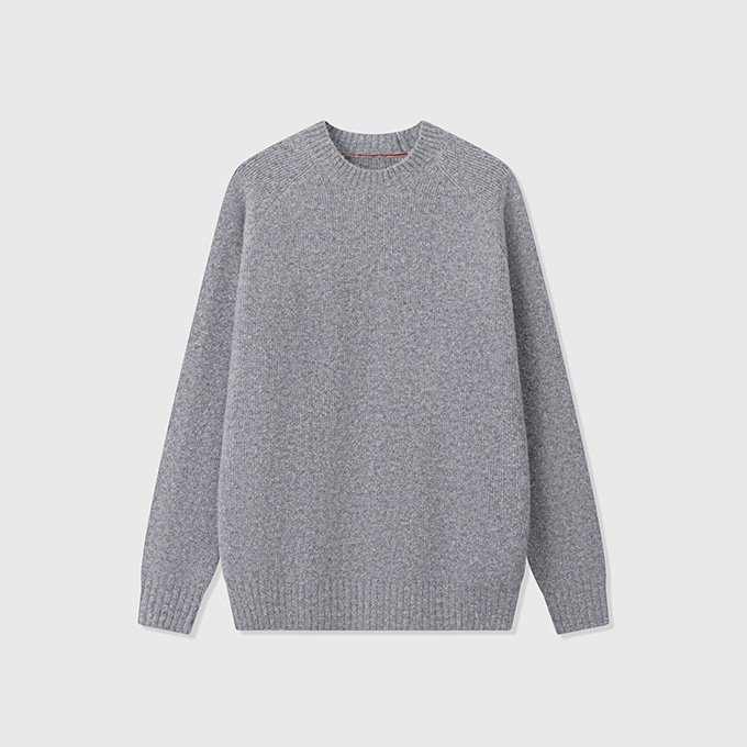 brunello cucinelli wool blended crew neck sweater